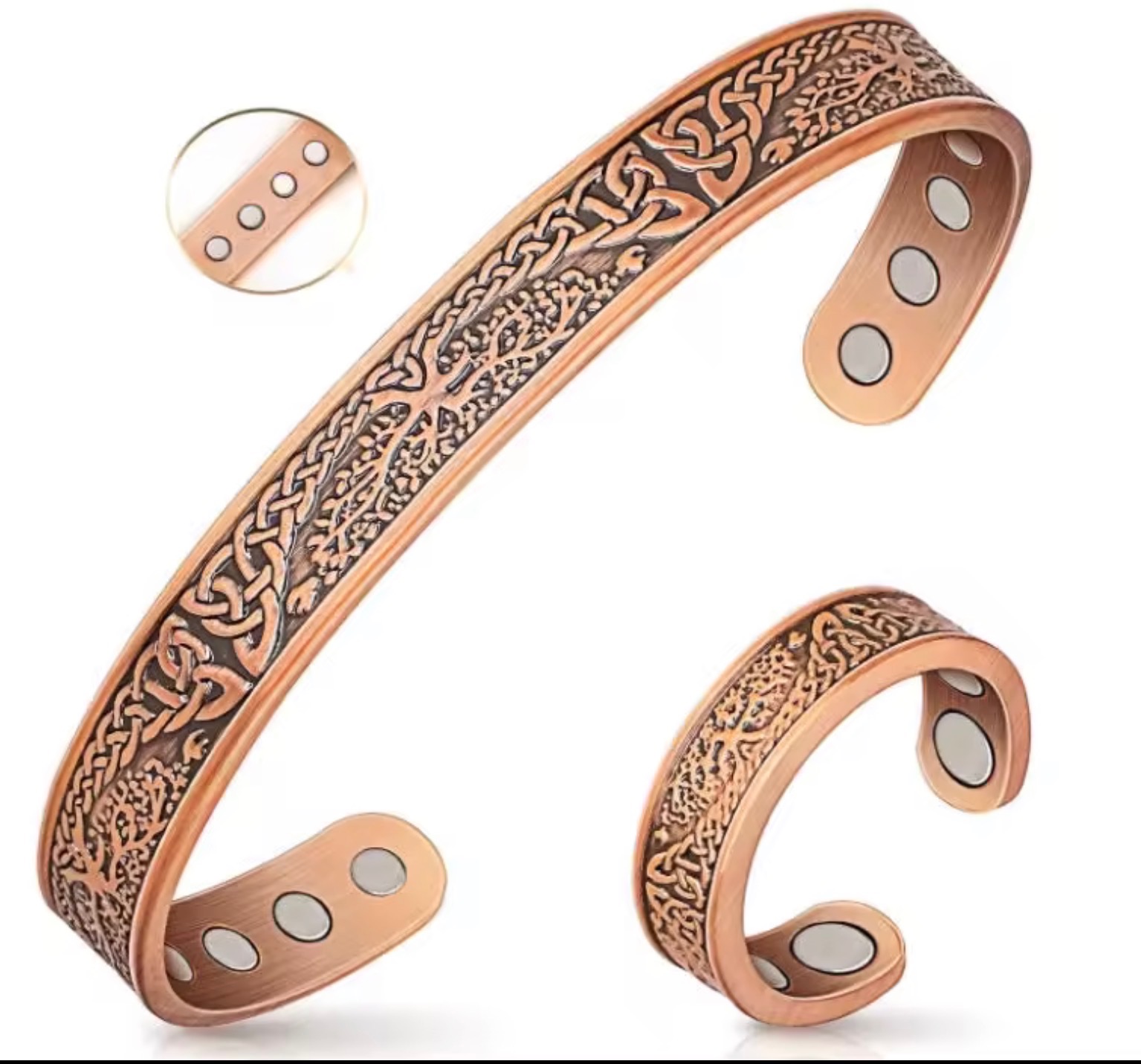 Tree of Life Bracelet + Ring Set